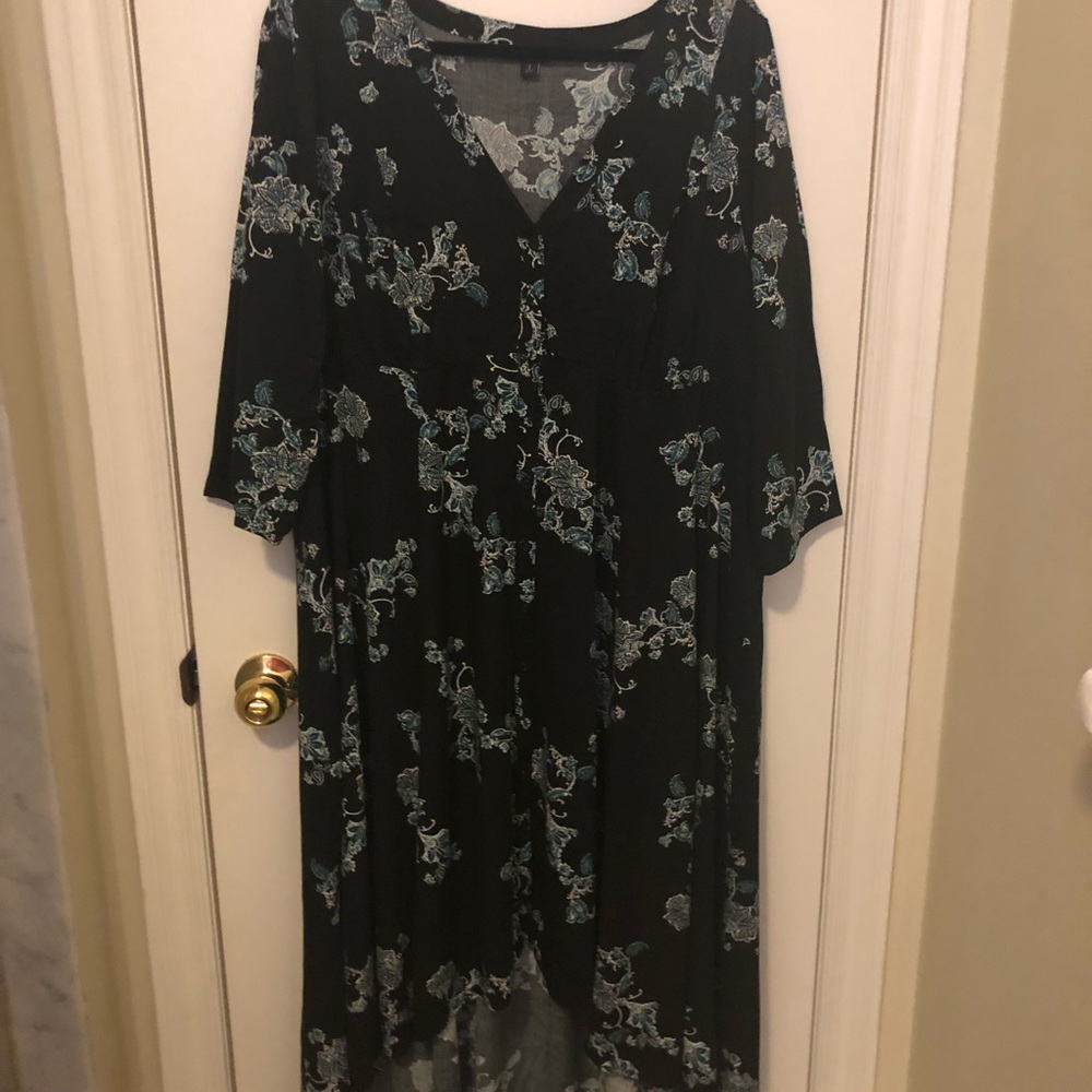 Torrid Hi-Lo Button Front Dress - Picture 2 of 3